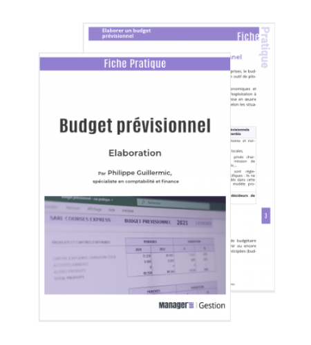 Modèle Excel de budget prévisionnel à télécharger + fiche pratique