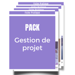 Pack Gestion de projet - 21 fiches 