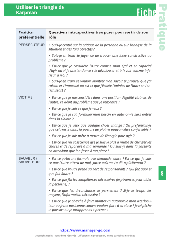 Utiliser le triangle de Karpman-10