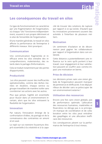 Travail en silos : décloisonner l'entreprise-6