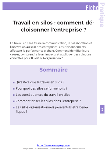 Travail en silos : décloisonner l'entreprise-3