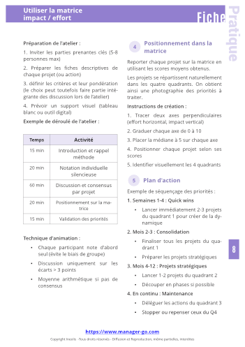 Matrice impact/effort : mode d'emploi-8