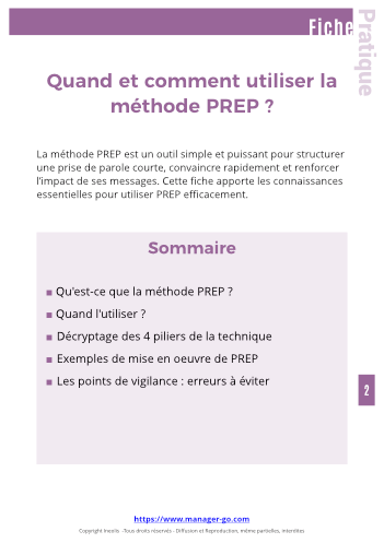 Méthode PREP : argumentation express-3
