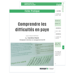 Comprendre les difficultés en paye, pdf : fiche à télécharger