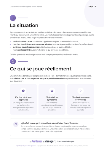 Le problème revient malgré les actions menées-5