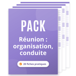 Pack "Réunion : organisation, conduite et participation"