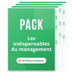 Management, les indispensables : pack de fiches pratiques en pdf