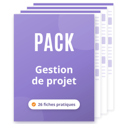 Pack "Gestion de projet" [PDF] - fiches pratiques à télécharger
